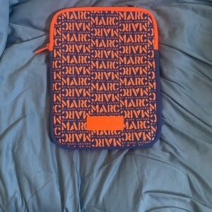 Marc By Marc Jacobs Orange and Blue Logo Tablet Sleeve